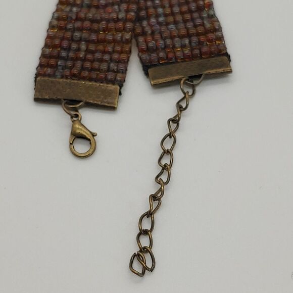 *Sale* Loom Beaded Bracelets Brown Multi - Color - Picture 4 of 4